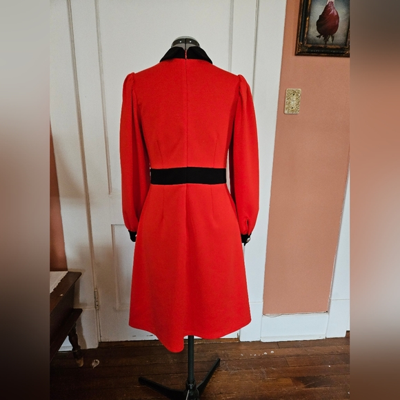 NY&Co. Red Military Dress S - Picture 6 of 8
